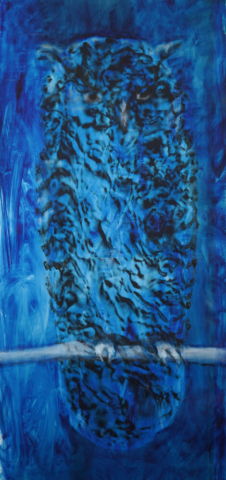 O.T., 102cm x 56cm, Ölfarbe auf Leinwand