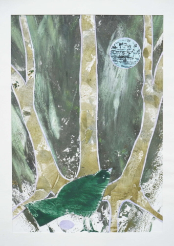 O.T., 29.7cm x 21cm, Collage/Mischtechnik auf Papier