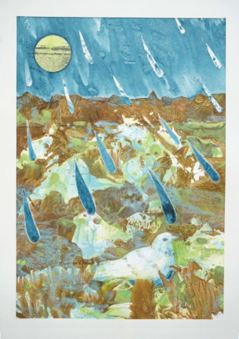 O.T., 29.7cm x 21cm, Collage/Mischtechnik auf Papier