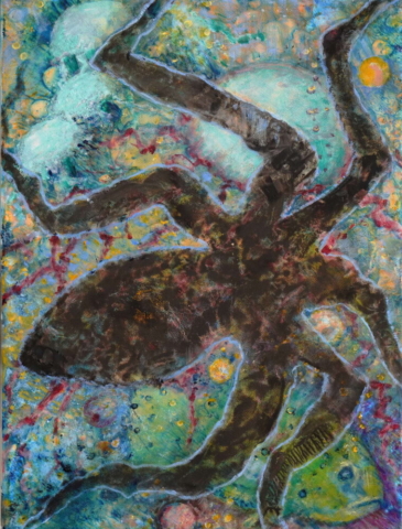 O.T., 40cm x 30cm, Öl auf Leinwand