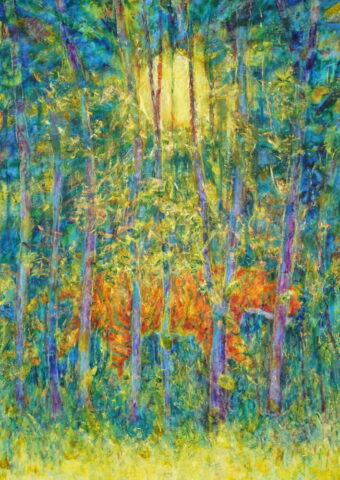 O.T., 72cm x 51cm, Ölfarbe auf Papier