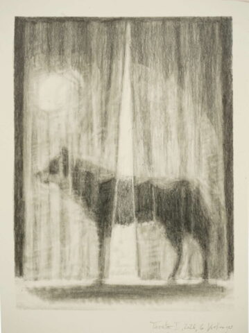 Theater 1, 15cm x 21cm, Bleistift auf Papier