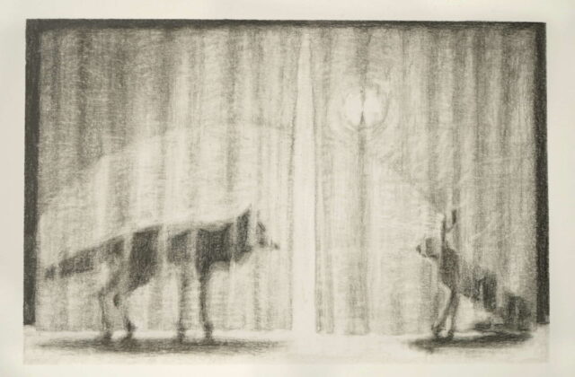 Theater 2, 21cm x 30cm, Bleistift auf Papier