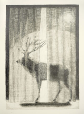 Theater 3, 30cm x 21cm, Bleistift auf Papier