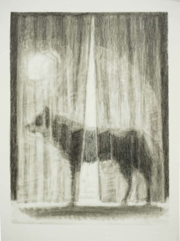 Theater 1, 15cm x 21cm, Bleistift auf Papier