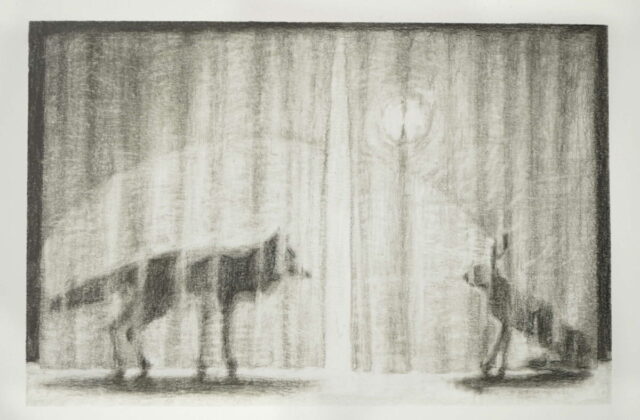 Theater 2, 21cm x 30cm, Bleistift auf Papier