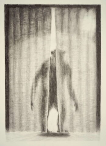 Theater 4, 30cm x 21cm, Bleistift auf Papier