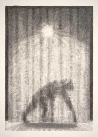 Theater 6, 30cm x 21cm, Bleistift auf Papier