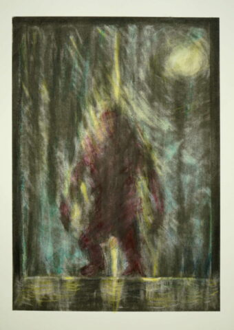 Theater 10, 30cm x 21cm, Wasserfarbe und Graphit auf Papier